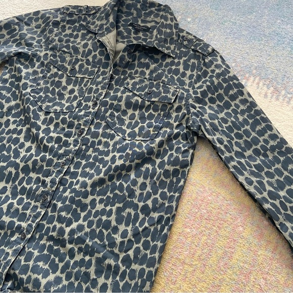 Banana Republic Leopard Print Dillon Shirt - Picture 5 of 11